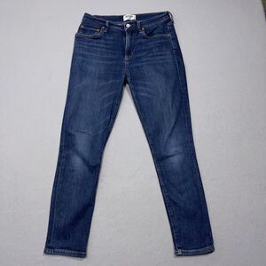 AGOLDE Women's Blue Denim Skinny Jeans Size 27 Los Angeles Premium